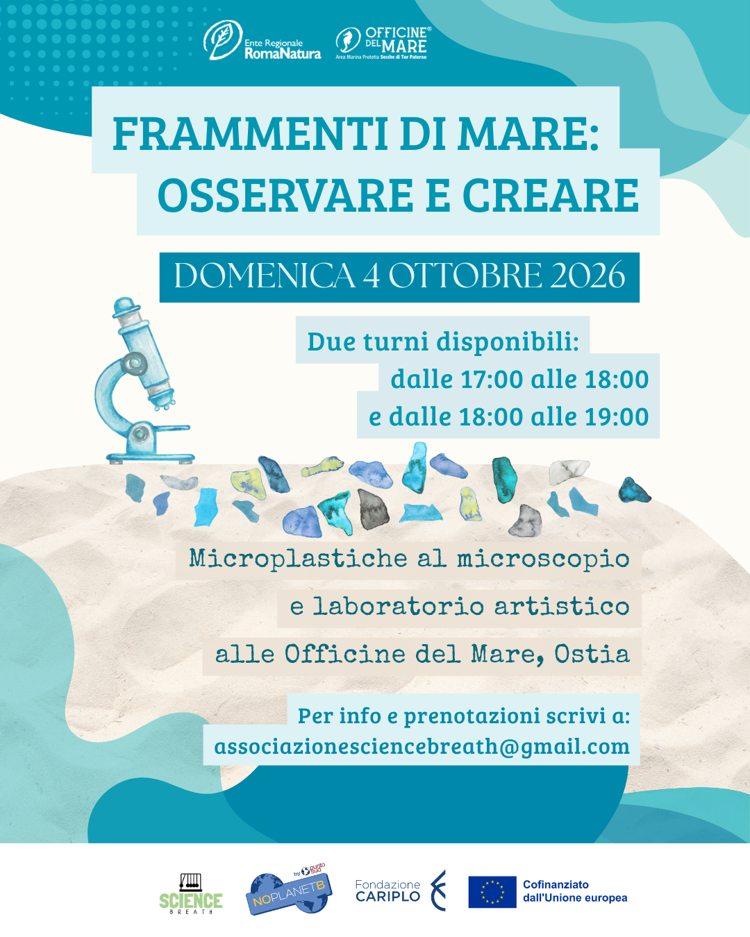 Domenica 4 Ottobre a Officine del Mare!